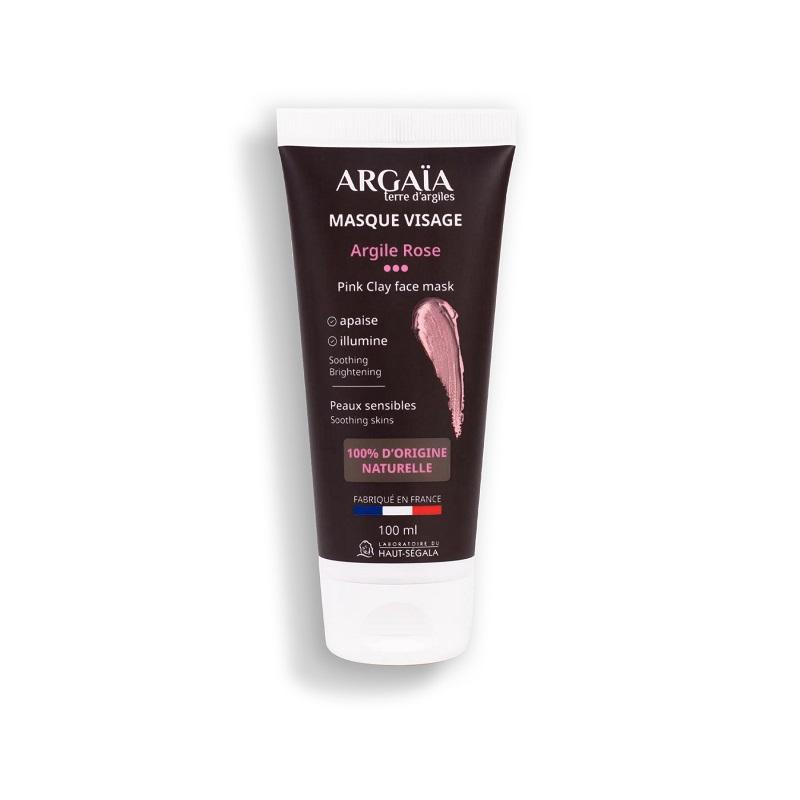Naturlig Pink Clay Ansigtsmaske fra ARGAÏA - Hudpleje