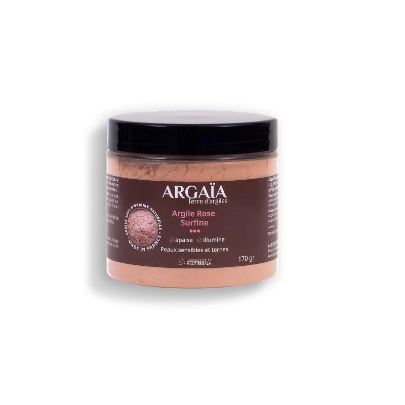 Naturligt Pink Ler Pulver fra Argaïa - Hudpleje Masker