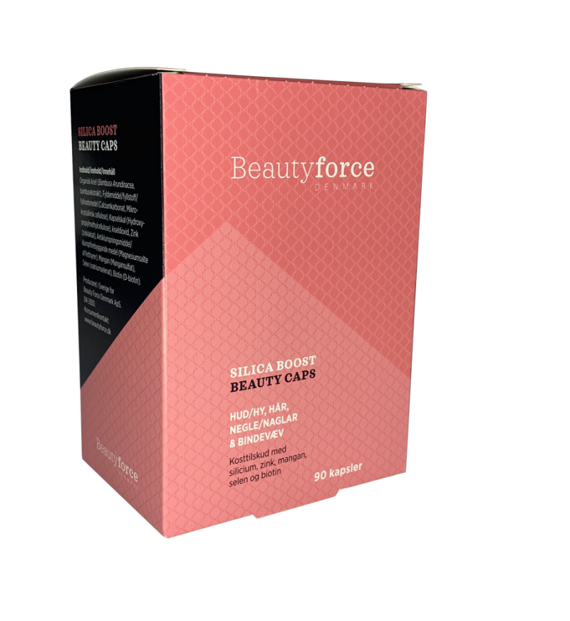 Beauty Force Silica Boost - 90 Kapsler til Sund Hud og Hår