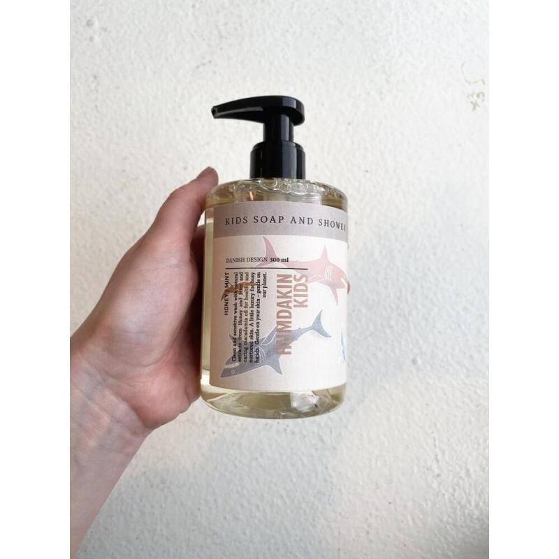 Humdakin Børnesæbe 3 i 1 med Honning og Mynte, 300ml