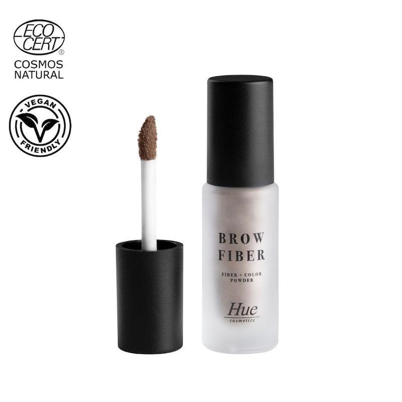 Hue Brow Fiber i Jordbrun - Få fyldige øjenbryn hurtigt!