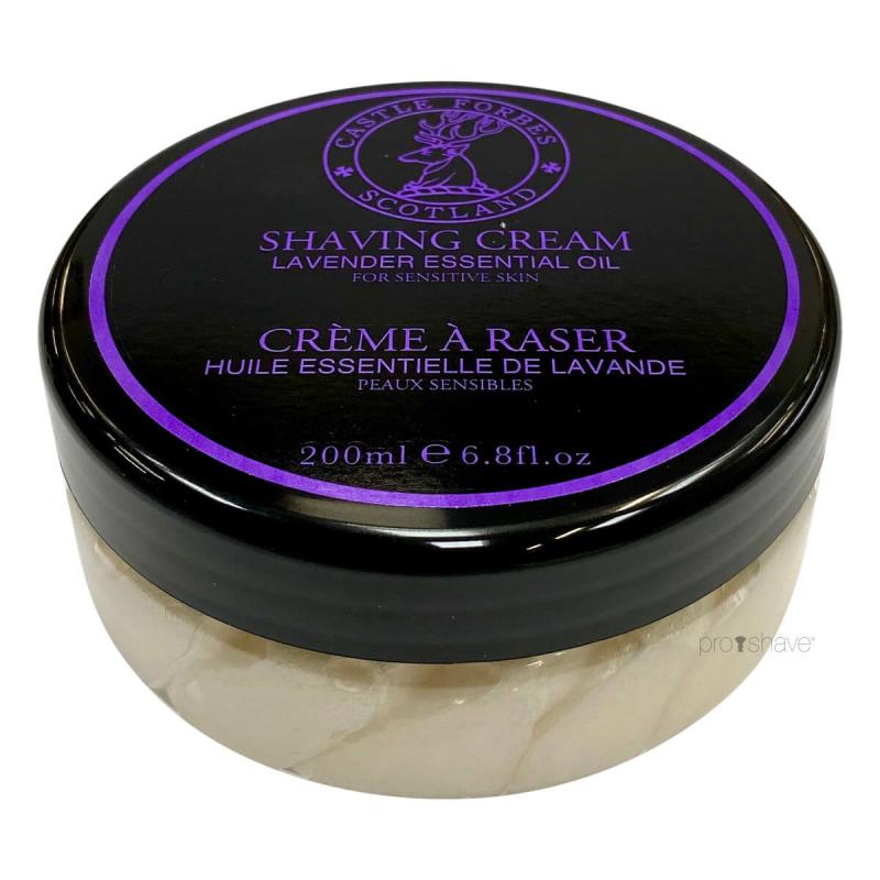 Castle Forbes Barbercreme med Lavendel 200 ml - Kvalitet!
