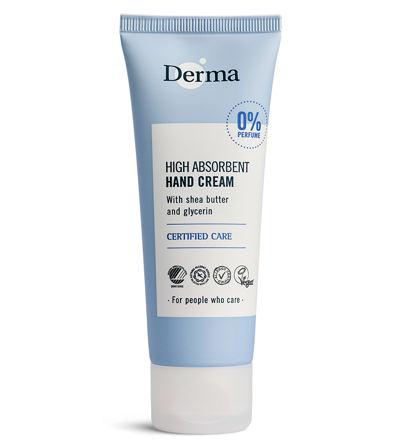 Derma Håndcreme 75 Ml - Skånsom Pleje til Tørre Hænder
