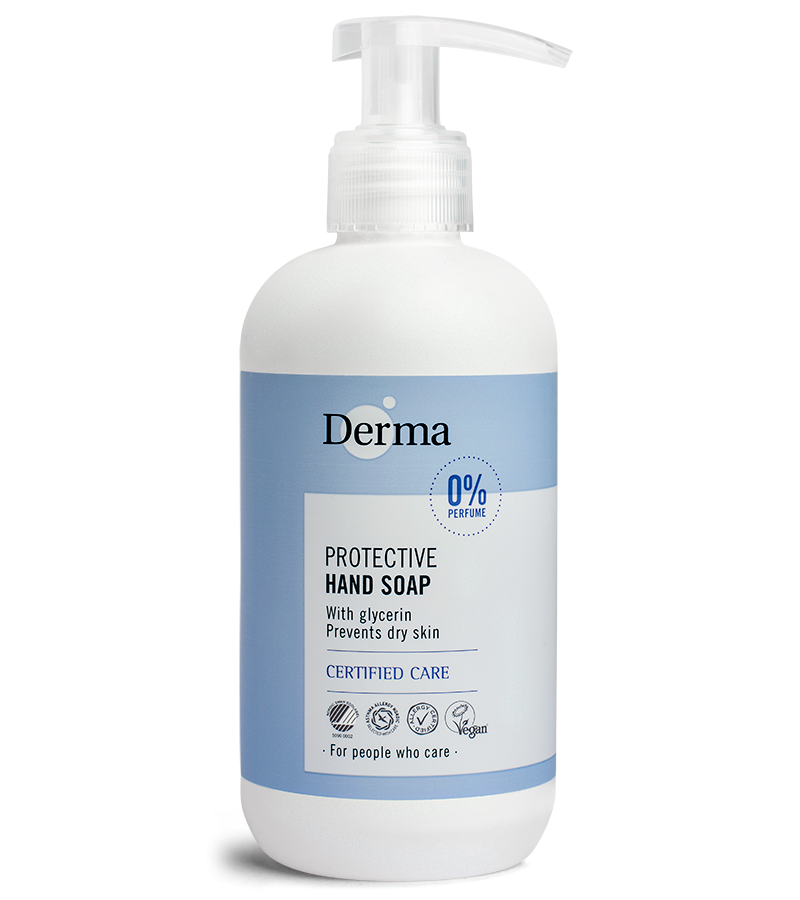 Derma Flydende Håndsæbe 250 Ml - Mild og Skånsom Sæbe