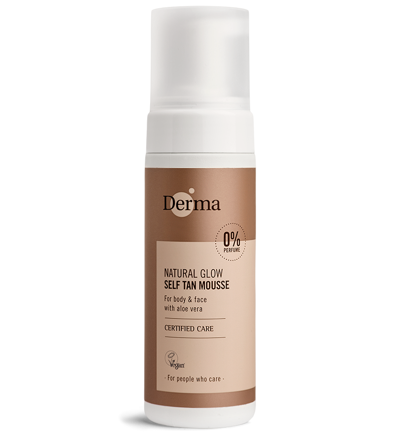 Derma Selvbruner Mousse 150 Ml - Naturlig Sommerglød