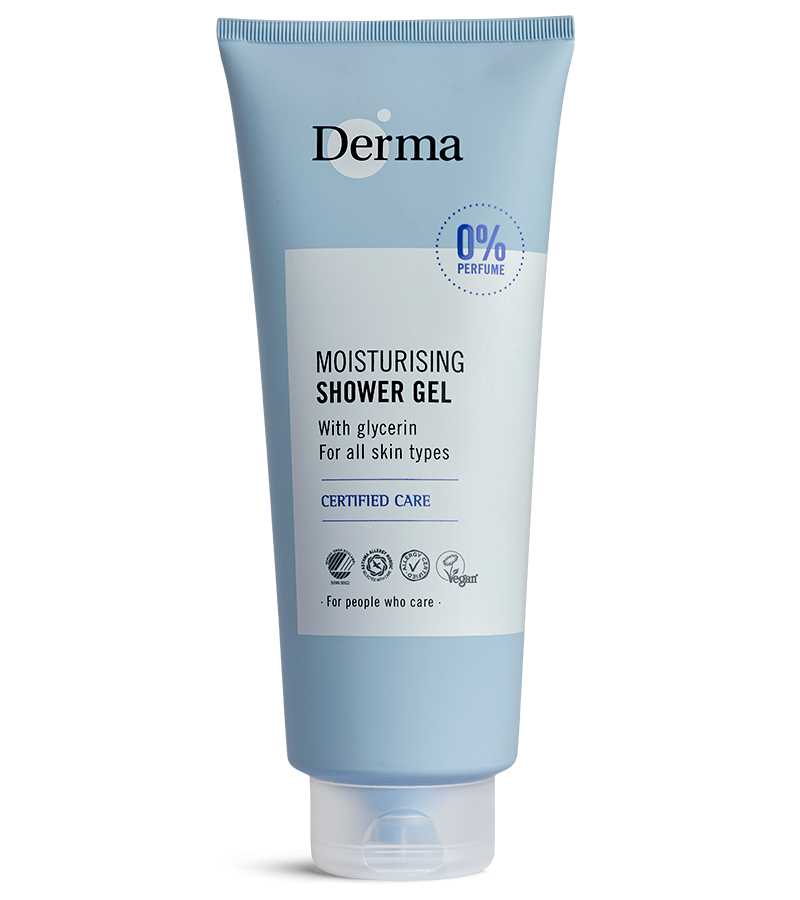 Derma Shower Gel 350 Ml - Mild og Parfumefri Duschgel