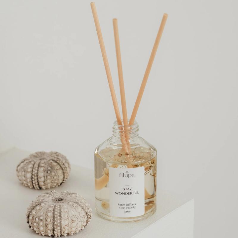 Filupa Rumsdiffuser Clean Butterfly 100 Ml - Beroligende Duft
