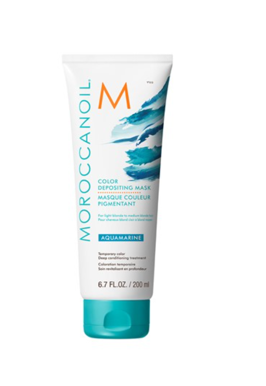 Moroccanoil Aquamarine Hårmaske 200ml - Farve og Pleje