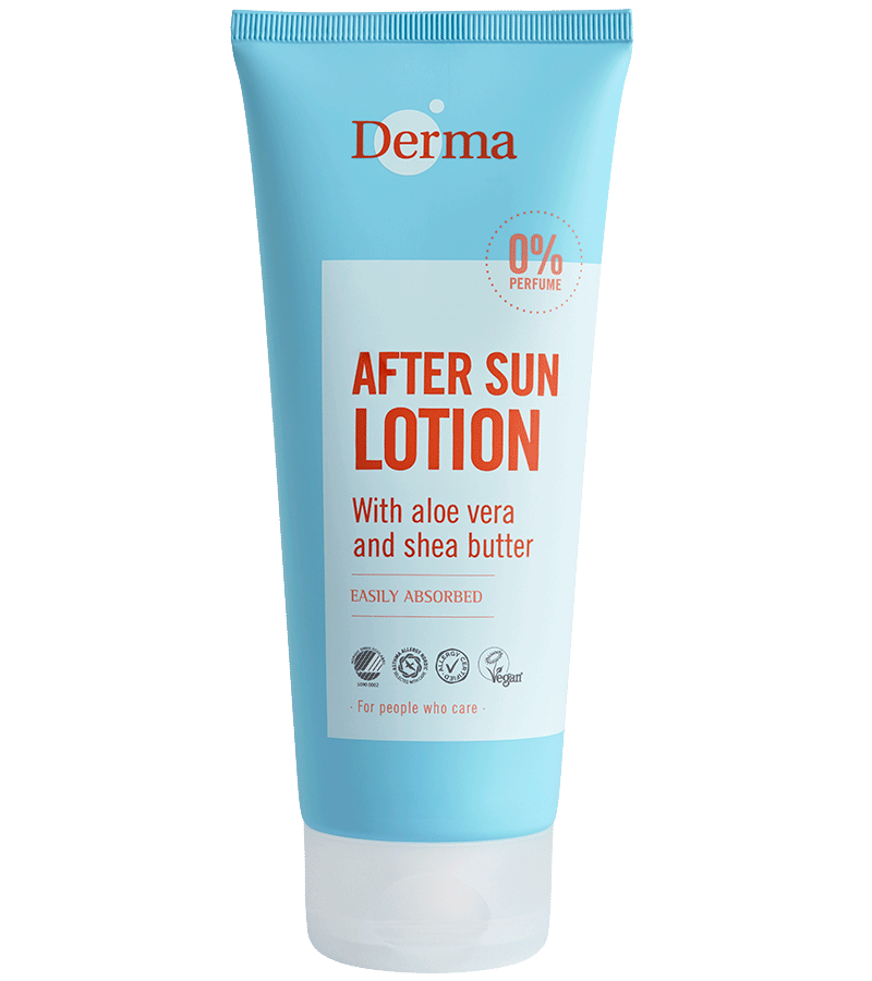 Derma After Sun Lotion 200 Ml - Plejende og Vegansk