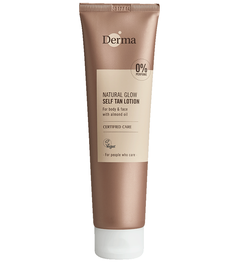Derma Selvbrunerlotion 150 Ml - Naturlig Solbrun Farve
