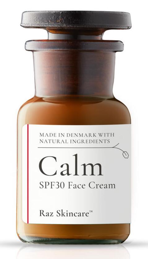 Beroligende Ansigtscreme med SPF30 fra Raz Skincare 50ml
