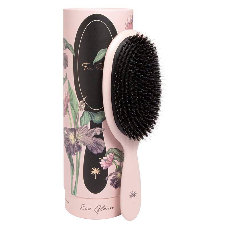 Fan Palm Eco Glam Bio Nude Large - Nedbrydelig Hårbørste