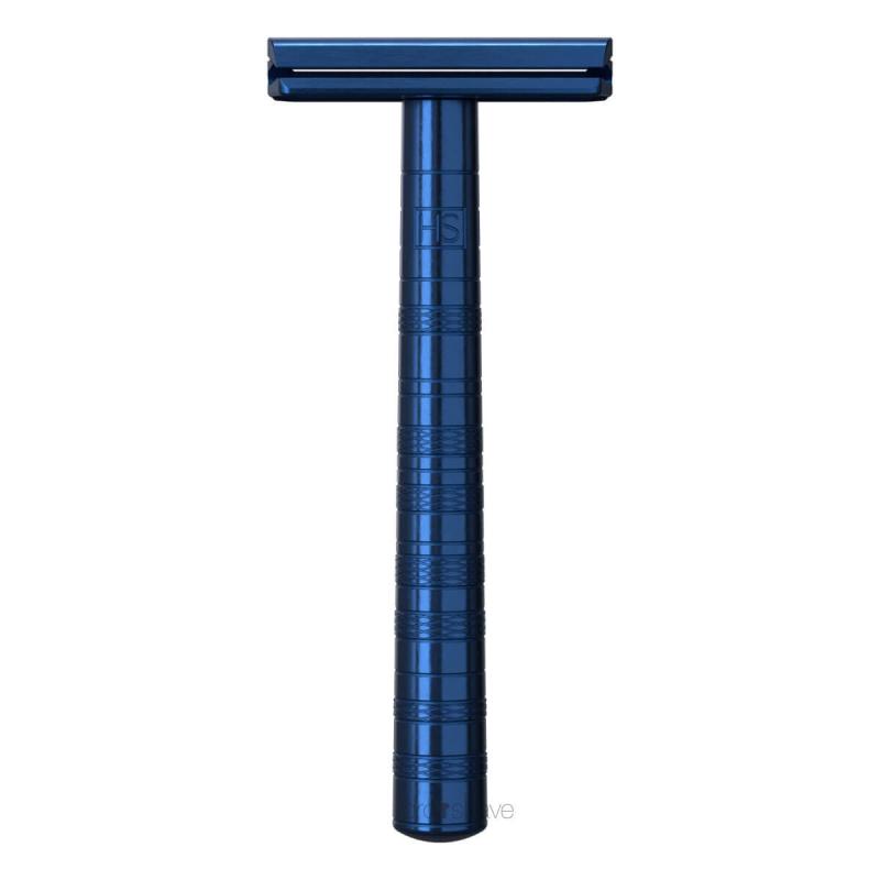 Henson Shaving AL13 Skraber - Steel Blue Mild Barbering