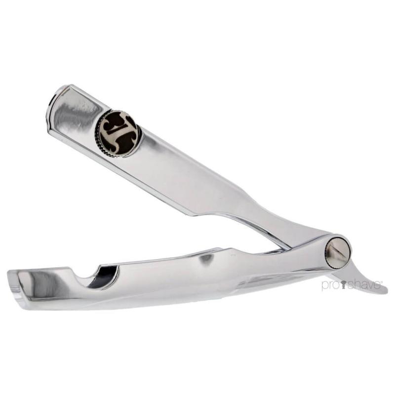 Irving Barber Company Barberkniv i Chrome - Eksklusiv Kvalitet