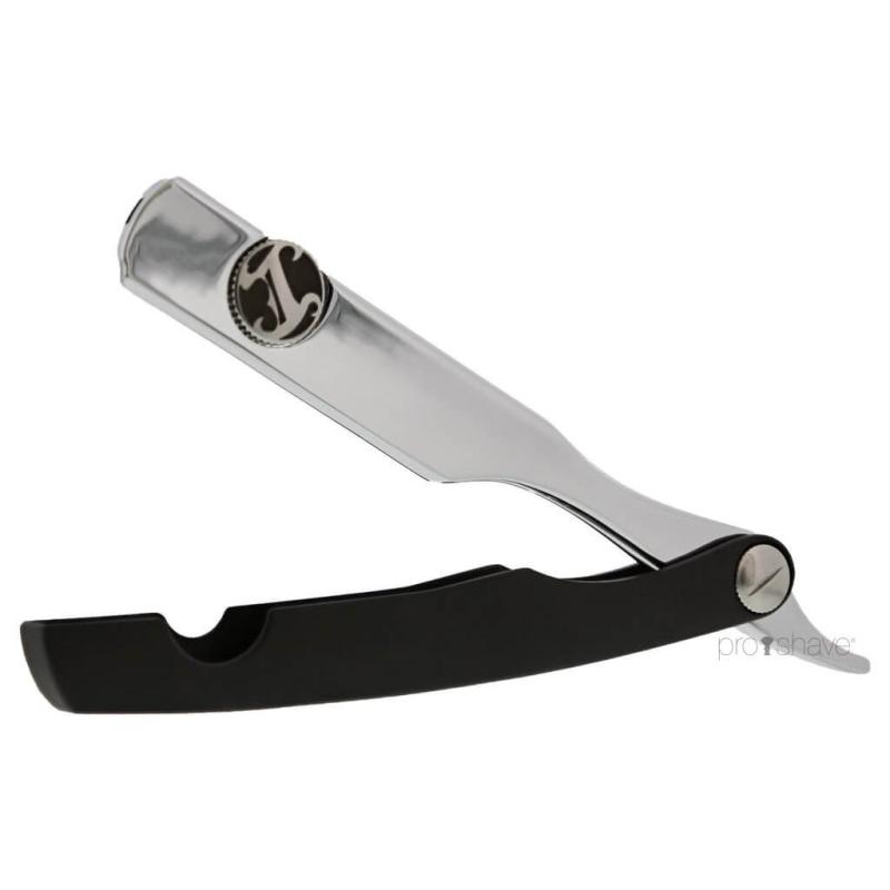 Irving Barber Company Barberkniv i Mat Sort og Krom