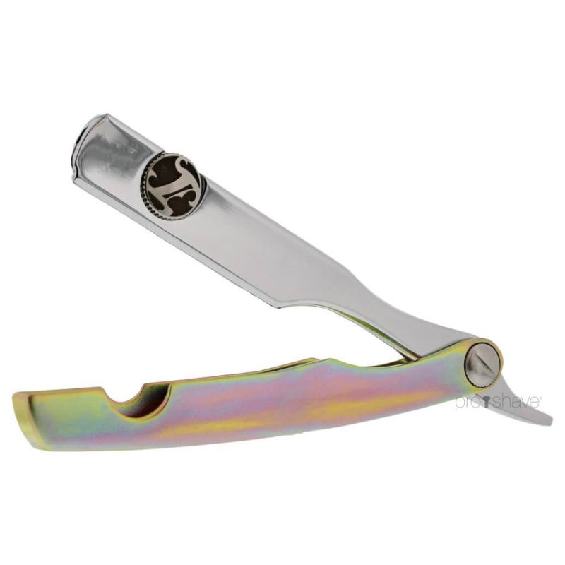 Irving Barber Company Barberkniv i Gul Zink og Krom