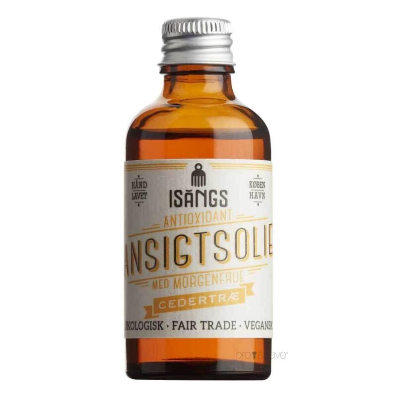 Isangs Antioxidant Ansigtsolie med Cedertræ - 50 ml