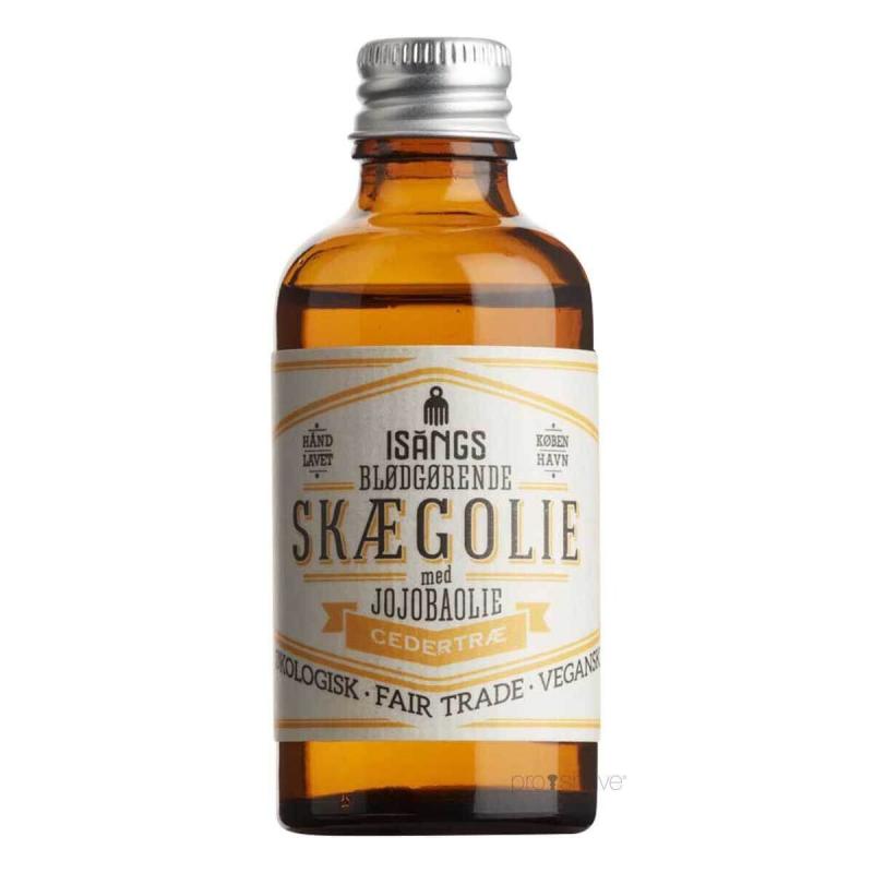 Isangs Cedertræ Skægolie - Fugtighedsgivende Pleje 50 Ml