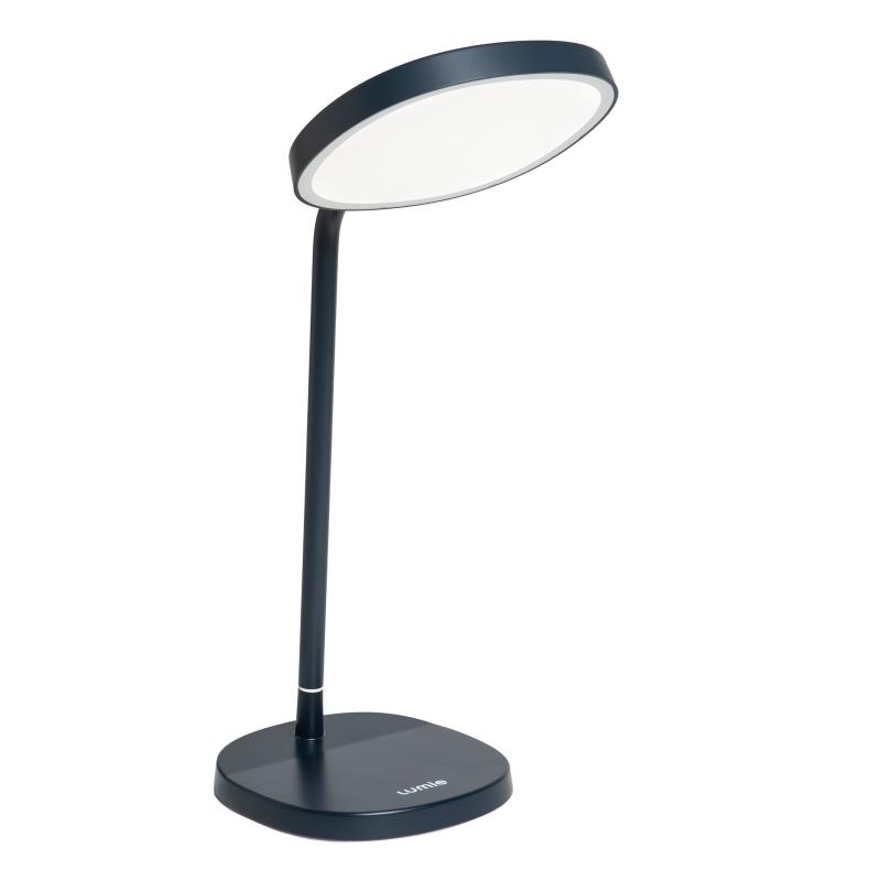 Lysterapilampe Lumie Task - Charcoal Blue til hygge og velvære