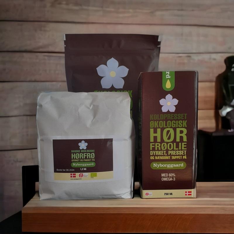 Nyborggaard Økologiske Hørfrø - Superfood Tilbud!