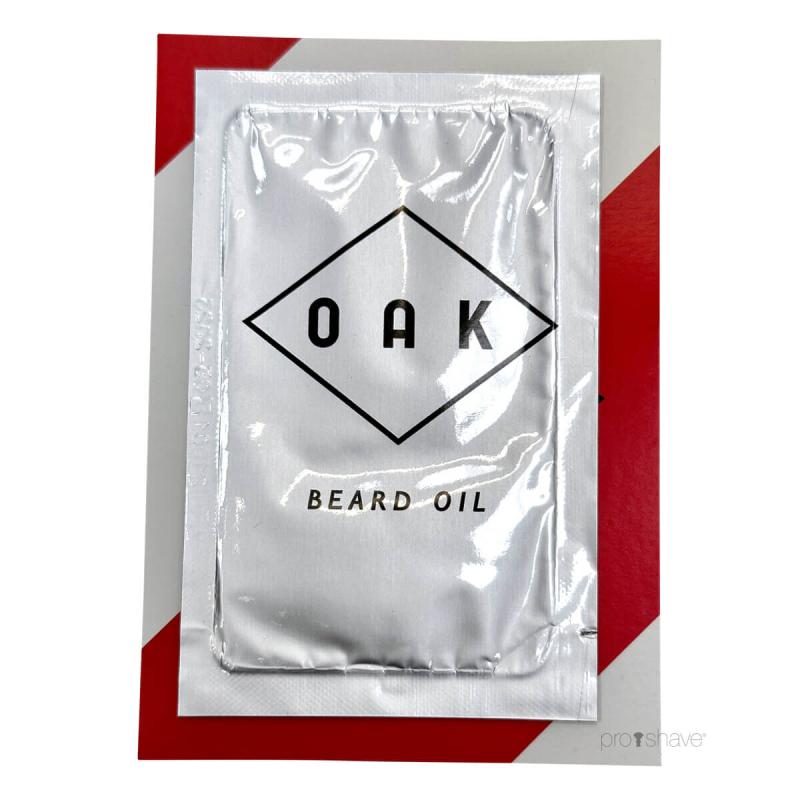 OAK Skægolie Prøve 2 Ml - Blødgør og Nærer Dit Skæg