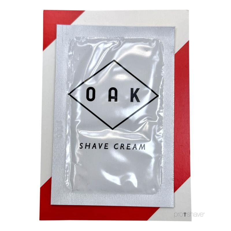 OAK Barbercreme Prøve 2 Ml – Perfekt til Barbering