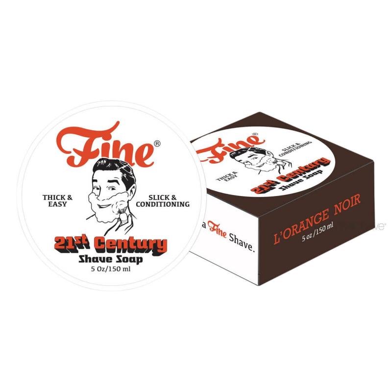 Fine Accoutrements L Orange Noir Barbersæbe I Skål  150 Ml