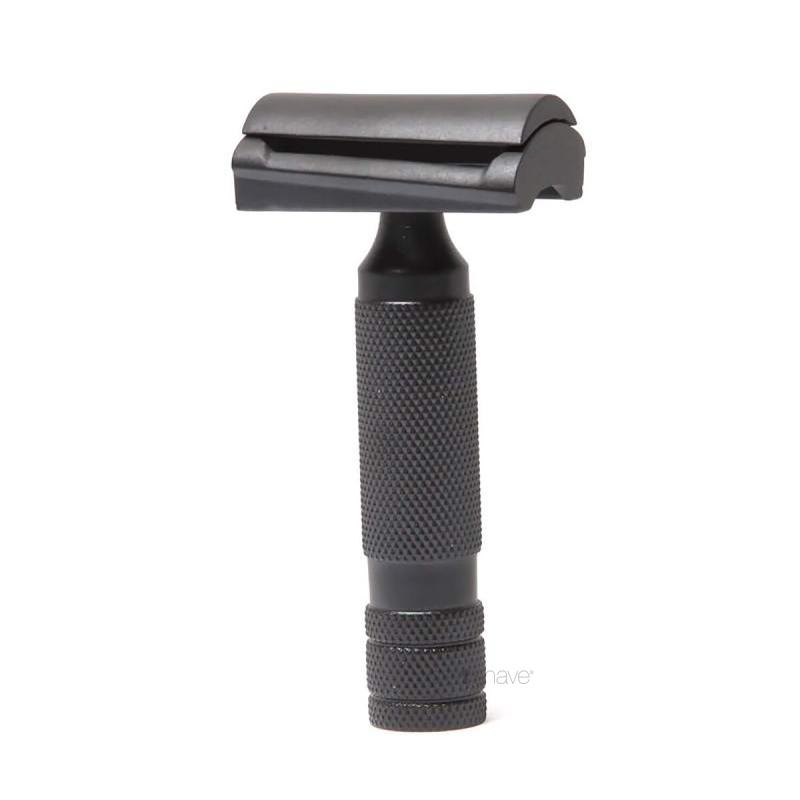 Den Hellige Sorte Sr 71 Slant Barberkniv - Perfekt til Wetshaving