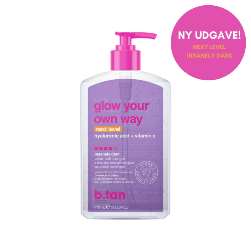 B Tan Glow Your Own Way - Ekstra Mørk Selvbruner 473ml