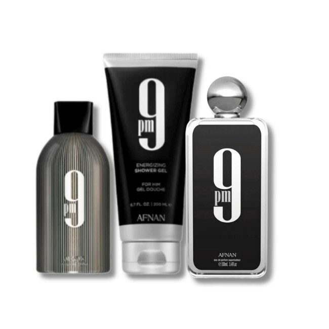Afnan Perfumes   9 Pm For Men Eau De Parfum Gaveæske