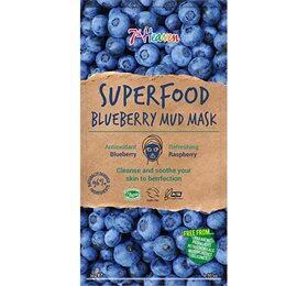 7th Heaven Ansigtmaske Mud Superfood Blueberry   10 Ml