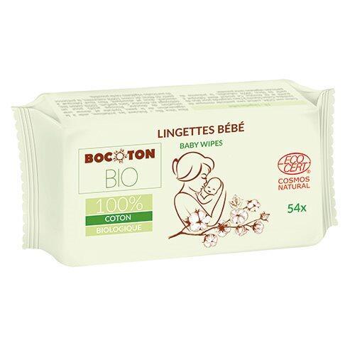 Økologiske Baby Vådservietter med Aloe Vera fra Bocoton
