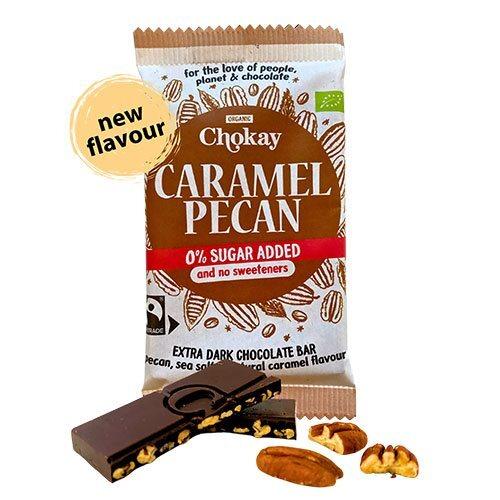 Chokay Bar Extra Dark Caramel Pecan 65  ø  70g