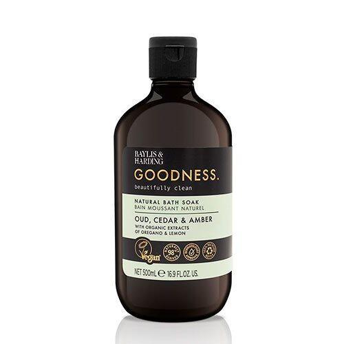 Baylis & Harding Goodness Badebadeolie Oud, Cedar & Amber 500ml