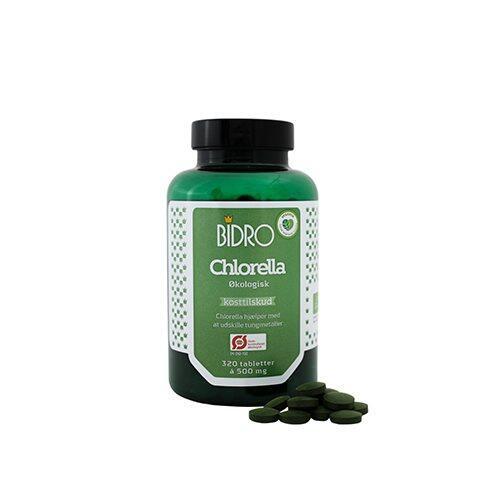 Bidro Chlorella 320 tab - Økologisk kosttilskud til tarmfunktion