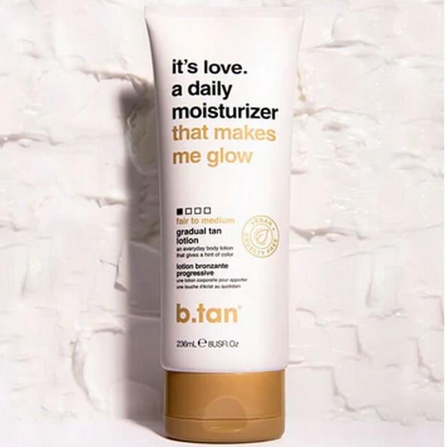 B Tan   Its Love A Daily Moisturiser That Makes Me Glow   236 Ml