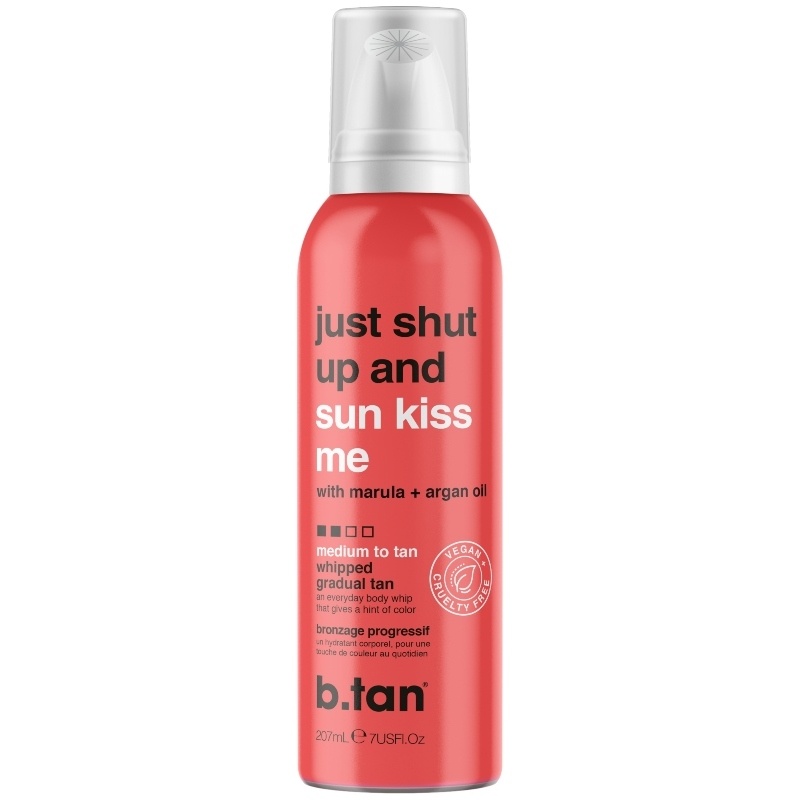 B Tan Just Shut Up And Kiss Me  Medium To Tan Glow Whip 207 Ml