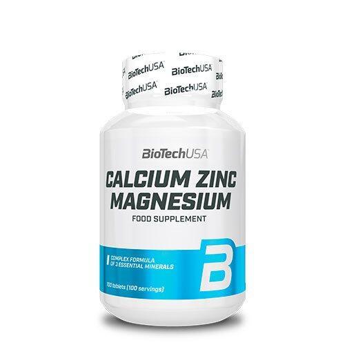 Biotech Calcium Zink Magnesium 100tab - Styrk dit velvære!