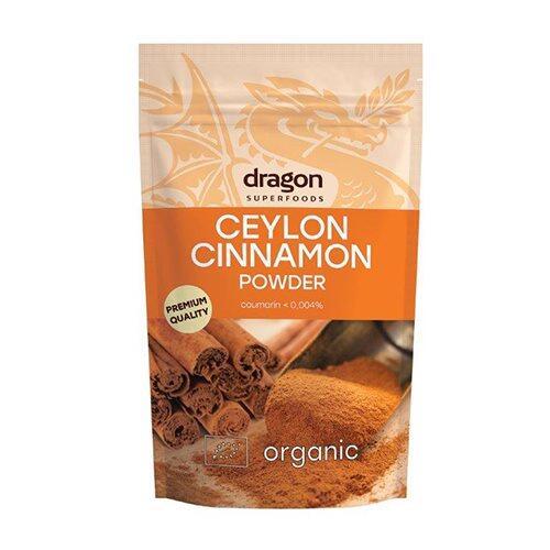 Økologisk Ceylon Kanel Pulver fra Dragon Superfoods 150g
