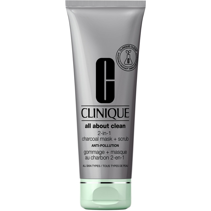 Clinique All About Clean 2 In 1 Charcoal Mask   Scrub 100 Ml