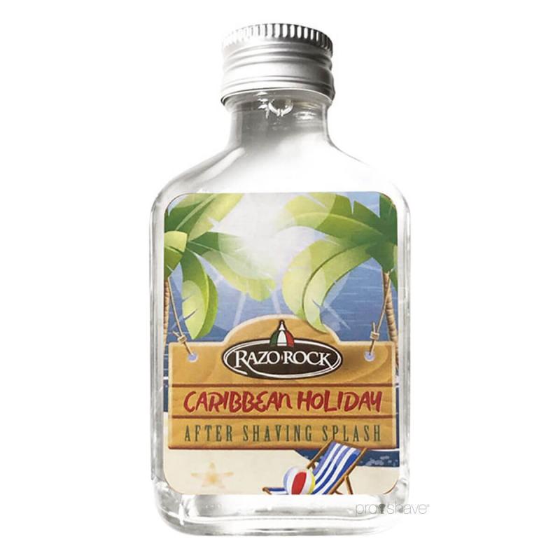 Razorock Caribbean Holiday Aftershave Splash  100 Ml