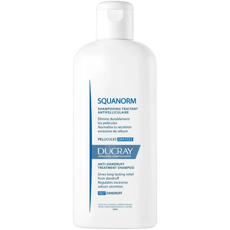 Ducray Squanorm Skælshampoo til Fedtet Hovedbund 200 Ml