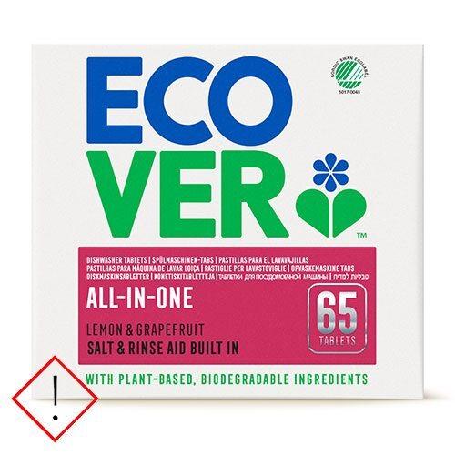 Ecover Opvasketabs All In One   65 Tabletter