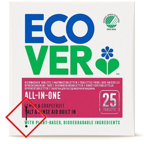 Ecover Opvasketabs All In One - Effektiv rengøring 25 stk.