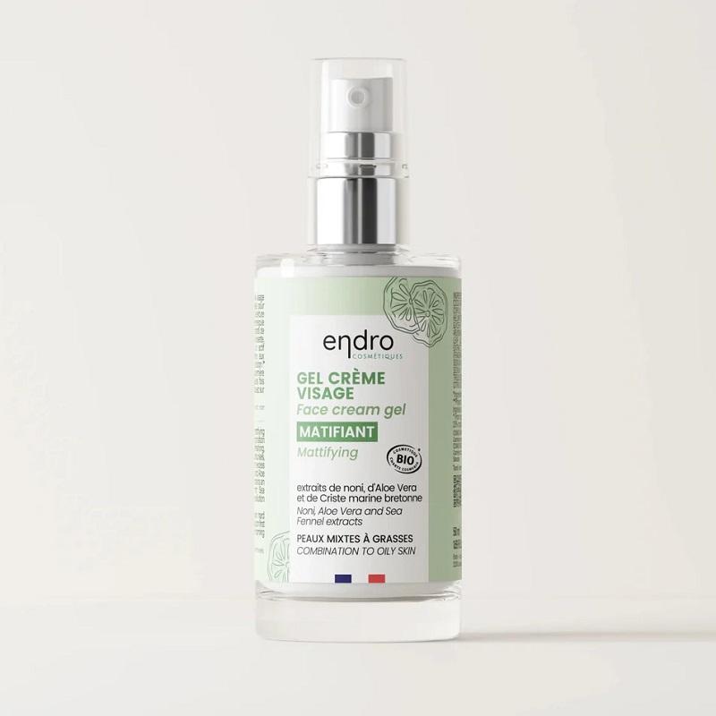 Endro Bio Ansigtscreme Gel - Mattificerende til Fedtet Hud