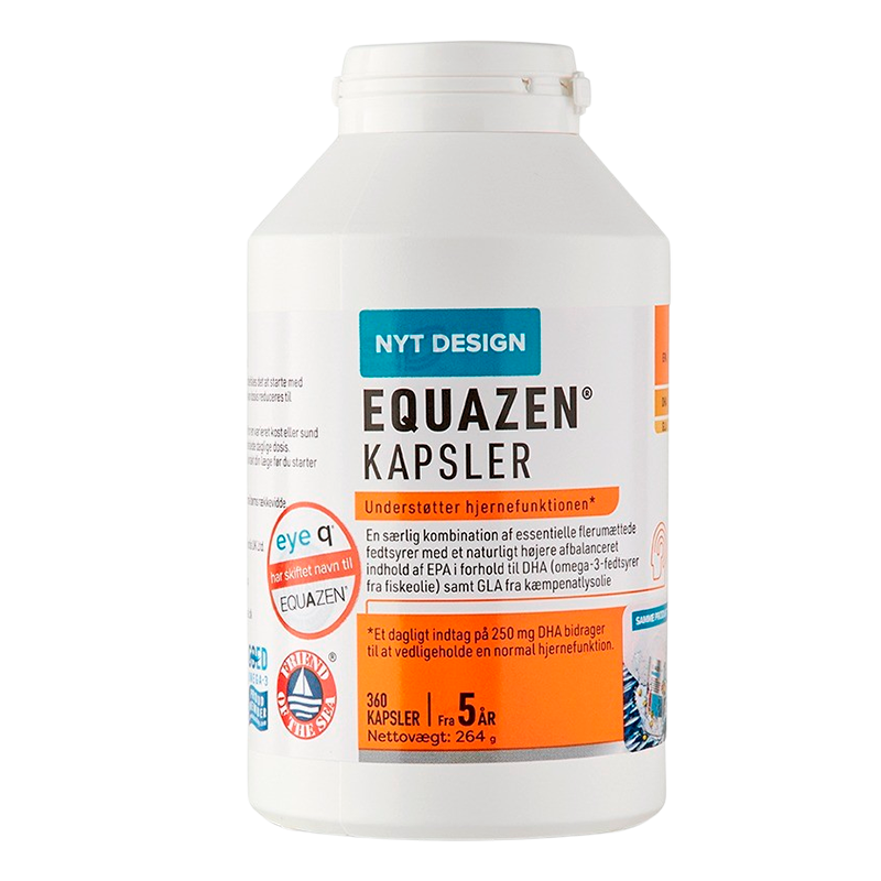 Equazen Fiskeolie Kapsler  360 Stk