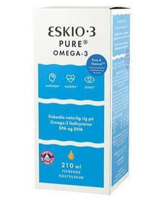 Eskio 3 Pure Omega 3 - Fiskeolie til hjertet 210ml