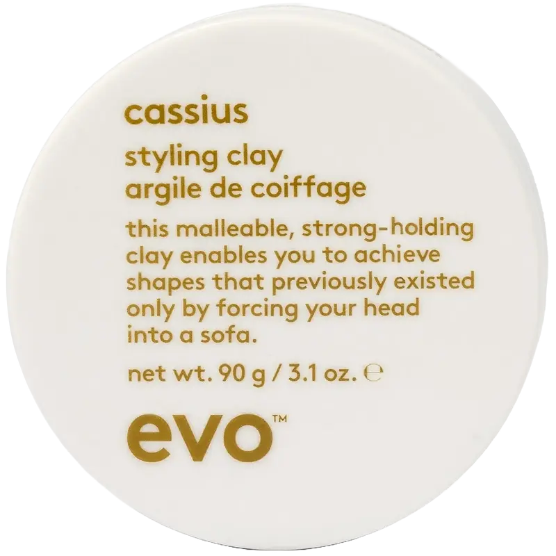 Evo Cassius Styling Clay 90 Gr - Stærkt Hold til Håret
