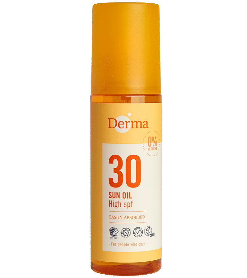 Derma Sololie Spf30  150 Ml    Vandfast Solcreme