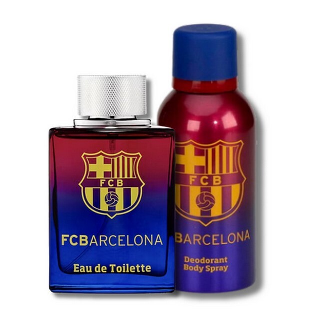 F C  Barcelona   Eau De Toilette 100 Ml   Deodorant Spray 150 Ml